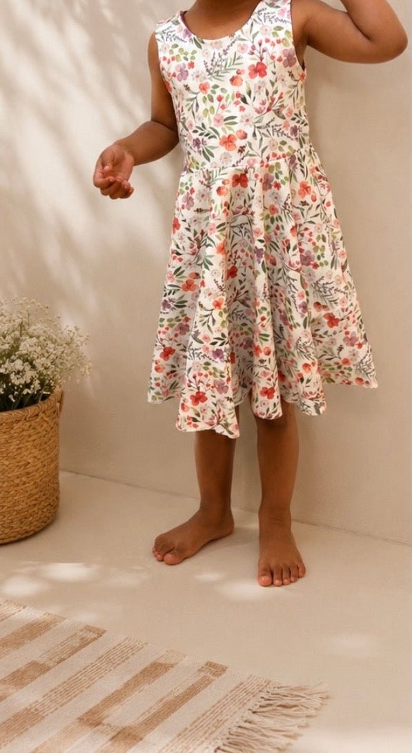 Ensemble Robe Fleurie