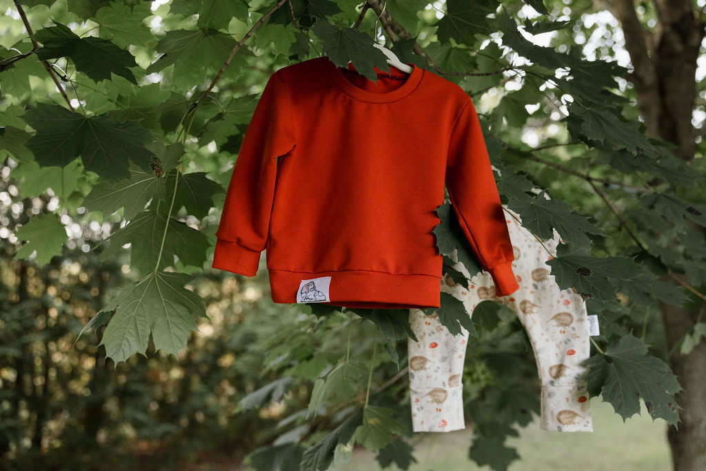 Crewneck Orange Brûlé